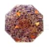 Amethyst Orgone Octagon Vastu Plate