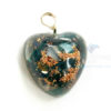 Blood Stone Orgone Heart Pendant