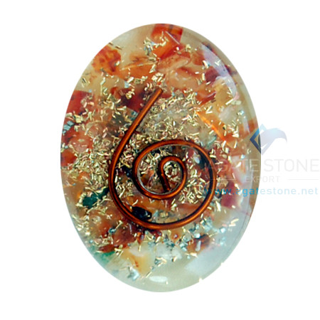 Carnelian Orgone Energy Oval Cabochon Carnelian Orgone Energy Oval Cabochon