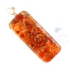 Carnelian Orgone Long Rectangle Pendant