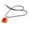 Carnelian Orgone Square Pendant With Cord