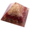 Crystal-Carnelian-Chakra Stone Orgone Pyramid