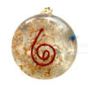 Crystal Orgone Disc Pendant