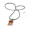 Crystal Orgone Rectangle Pendant With Cord