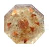 Crystal Quartz Orgone Octagon Vastu Plate