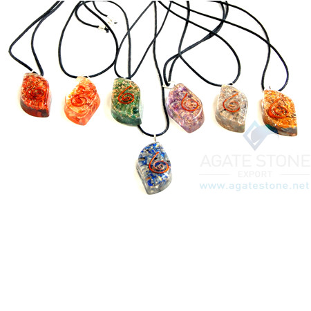Eye Pendant Orgone Chakra Set with Cord Eye Pendant Orgone Chakra Set with Cord