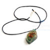 Green Jade Orgone Eye Pendant With Cord