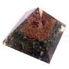 Green Jade Orgone Pyramid With Crystal Point