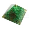 Green Onyx Orgone Energy Chakra Pyramid