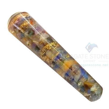 Mix Chakra Orgone Smooth Massage Wands Mix Chakra Orgone Smooth Massage Wands