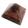 Mix Chakra Stone Orgone Pyramid With Labradorite Merkaba Star
