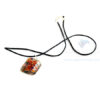 Mix Chakra Stone Orgone Square Pendant With Cord