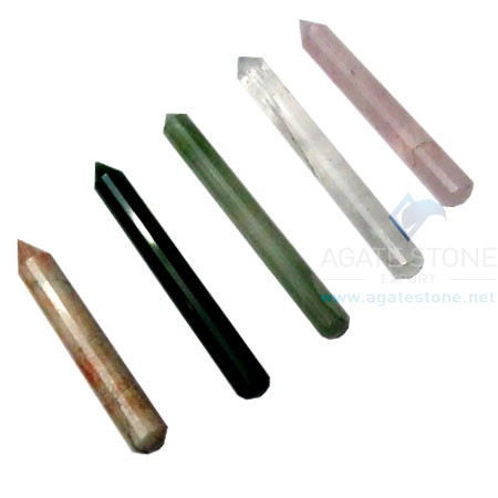 Mix Gemstone Massage Healing Wands Mix Gemstone Massage Healing Wands