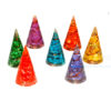Onyx Cone Orgone Chakra Set
