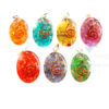 Onyx Oval Chakra Orgone Pendant Set