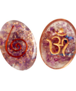 Orgone Sanskrit Crown Chakra Oval Cabochon