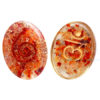 Orgone Sanskrit Sacral Chakra Oval Cabochon