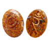 Orgone Sanskrit Solar Plexus Chakra Oval Cabochon