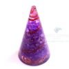 Orgonite Violet Onyx Energy Cone
