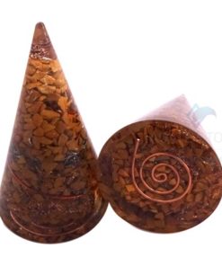 Orgonite Yellow Jasper Cone
