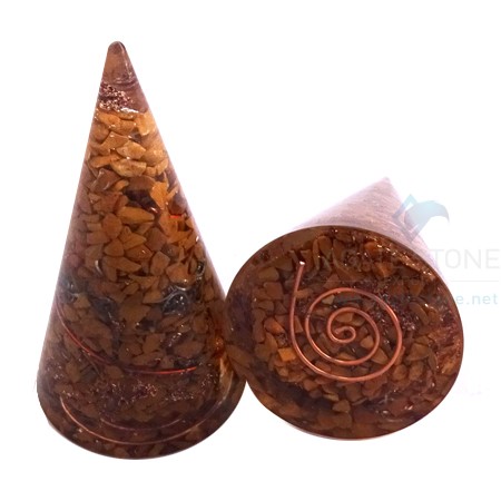 Orgonite Yellow Jasper Cone Orgonite Yellow Jasper Cone
