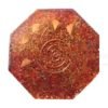 Red Jasper Orgone Octagon Vastu Plate