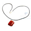 Red Jasper Orgone Square Pendant With Cord