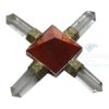 Red Jasper Pyramid Energy Generator