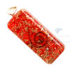 Red Onyx Orgone Long Rectangle Pendant