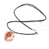 Rose Quartz Orgone Oval Pendant With Cord