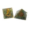 Sanskrit Heart Chakra Orgone Baby Pyramid