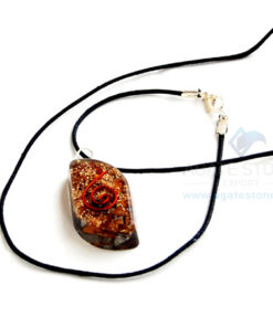 Tiger Eye Orgone Eye Pendant With Cord