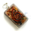 Tiger Eye Orgone Rectangle Pendant