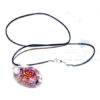 Violet Onyx Orgone Oval Pendant With Cord