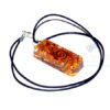 Yellow Jasper Orgone Long Rectangle Pendant With Cord