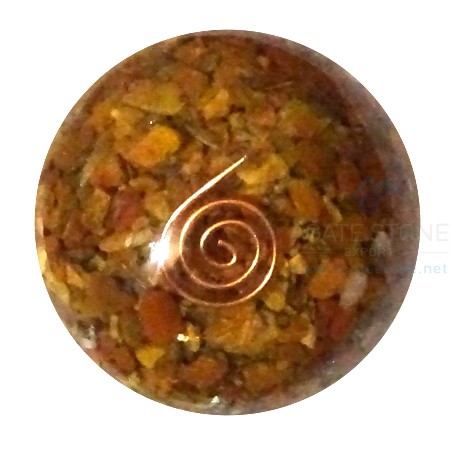 Yellow Jasper Orgonite Ball Yellow Jasper Orgonite Ball