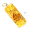 Yellow Onyx Orgone Long Rectangle Pendant