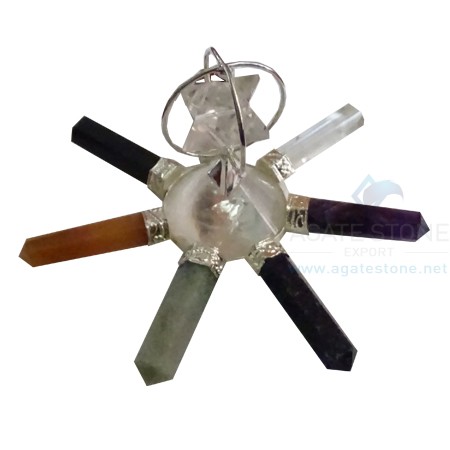 Seven Chakra Energy Generator with Spinning Merkaba Seven Chakra Energy Generator with Spinning Merkaba
