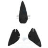 Black Tourmaline Flat Arrowheads