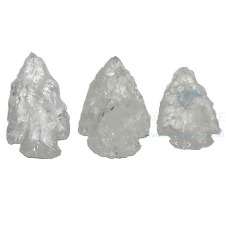 Crystal Quartz Arrowheads (2) Crystal Quartz Arrowheads (2)