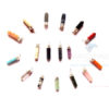 Gemstone Mix Cap Pencil Pendants