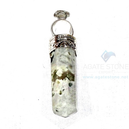 Rainbow Moonstone Two Piece Ball Pendant Rainbow Moonstone Two Piece Ball Pendant