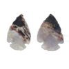 Two Colour Hyderabadi Stone Crystal Arrowheads