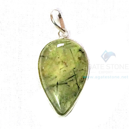 Uncut Gemstone Metal Coated Agate Stone Pendant-17 Uncut Gemstone Metal Coated Agate Stone Pendant-17