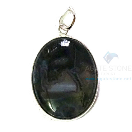 Uncut Gemstone Metal Coated Agate Stone Pendant-20 Uncut Gemstone Metal Coated Agate Stone Pendant-20