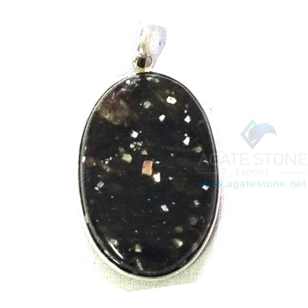 Uncut Gemstone Metal Coated Agate Stone Pendant-8 Uncut Gemstone Metal Coated Agate Stone Pendant-8