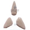 White Kingstone Flat Arrowheads