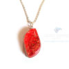 Eye Shaped Red Onyx Orgone Jewelry