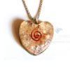 Heart Shaped Rose Quartz Orgone Jewelry