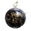 Orgone Dome Shaped Black Tourmaline Pendant